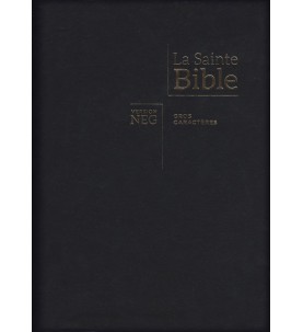 BIBLE Gros caractères - Souple tranche or et onglets 210