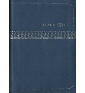 BIBLE Gros caractères Segond vinyle bleu 1062