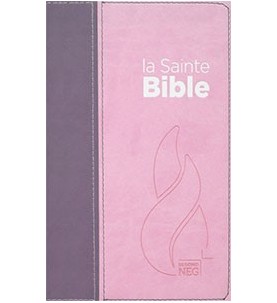 Bible compacte souple, rose violet 11246